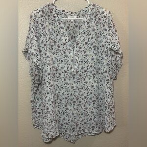 Maurices Geneva Zipper Neck Blouse